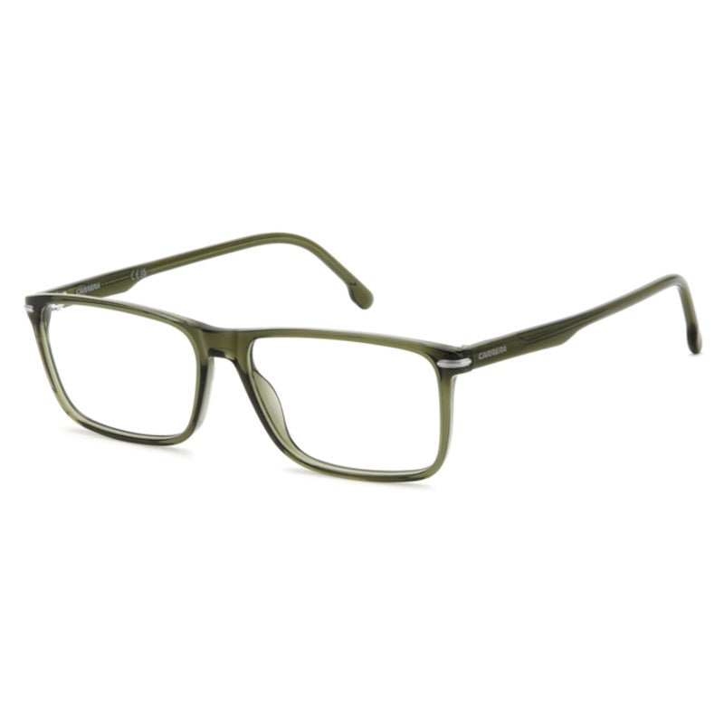 Carrera - Carrera 382 TBO – Occhiali da Vista Uomo Rettangolari Verde Oliva Trasparente Dettagli Argento - occhiali da vista