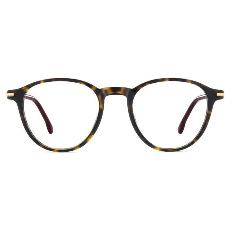 Carrera - Carrera 383 086 – Occhiali da Vista Unisex Pantos Avana Tartarugato Ponte a Chiave Dettagli Oro - occhiali da vista