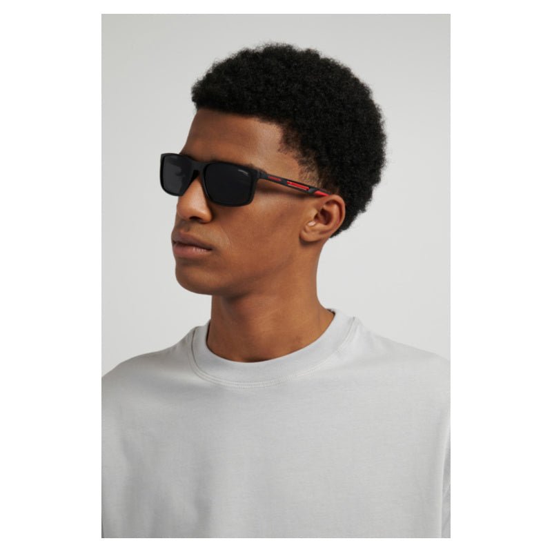 Carrera - Carrera CA 8933/C 807 – Occhiali da Sole Uomo Sportivi Polarizzati Nero Total Black - occhiali da vista