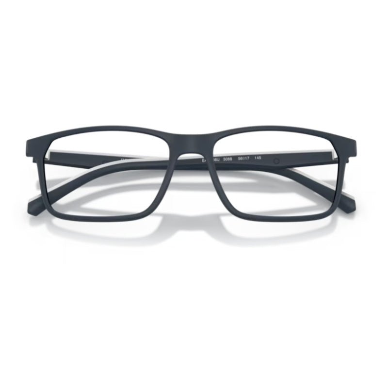 Emporio Armani - Emporio Armani EA3266U 5088 – Occhiali da Vista Uomo Blu Opaco Squadrato - occhiali da vista