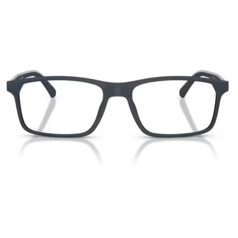 Emporio Armani - Emporio Armani EA3266U 5088 – Occhiali da Vista Uomo Blu Opaco Squadrato - occhiali da vista