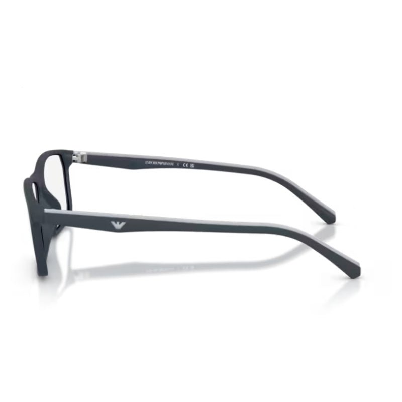 Emporio Armani - Emporio Armani EA3266U 5088 – Occhiali da Vista Uomo Blu Opaco Squadrato - occhiali da vista