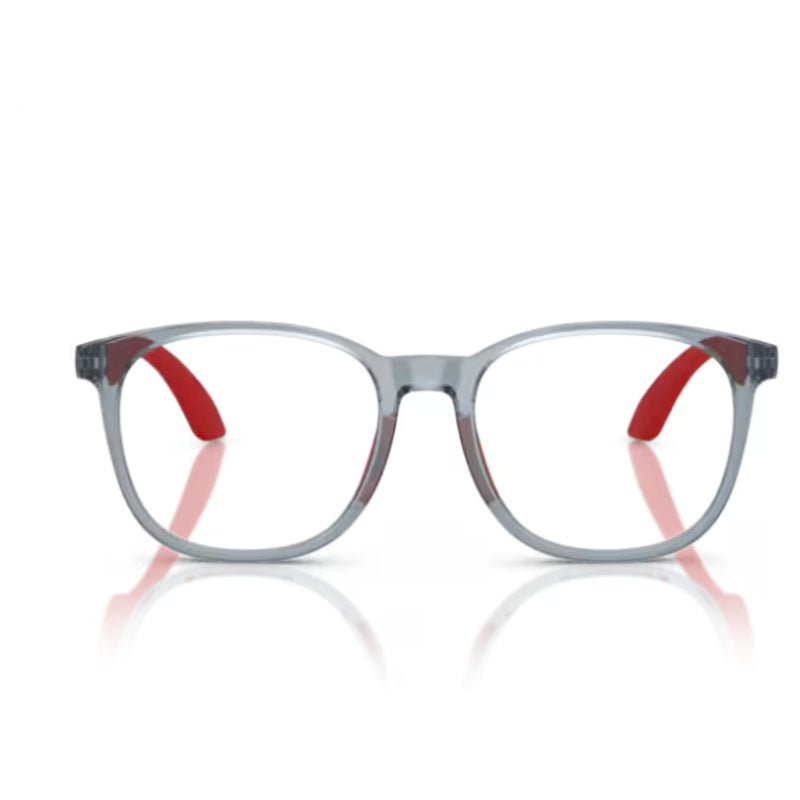 EMPORIO ARMANI KIDS - Emporio Armani Kids EK3004 5072 – Occhiali da Vista Bambino Blu Trasparente e Rosso - occhiali da vista
