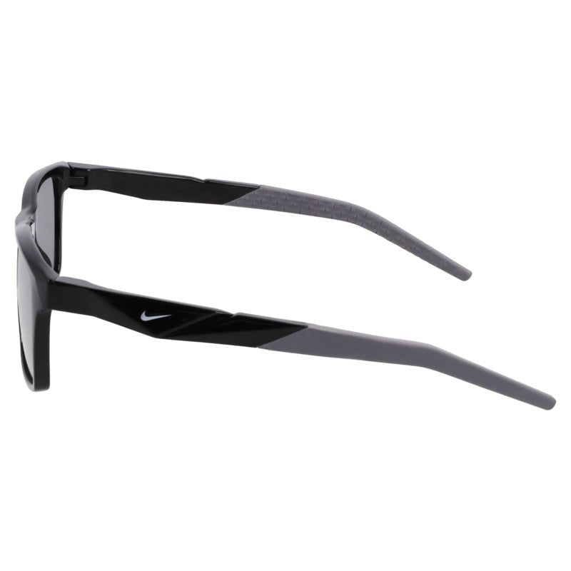 NIKE - Nike Radeon 1 N IU8096X 010 – Occhiali da Sole Sportivi Nero Opaco con Lenti Silver Flash - Occhiali da sole