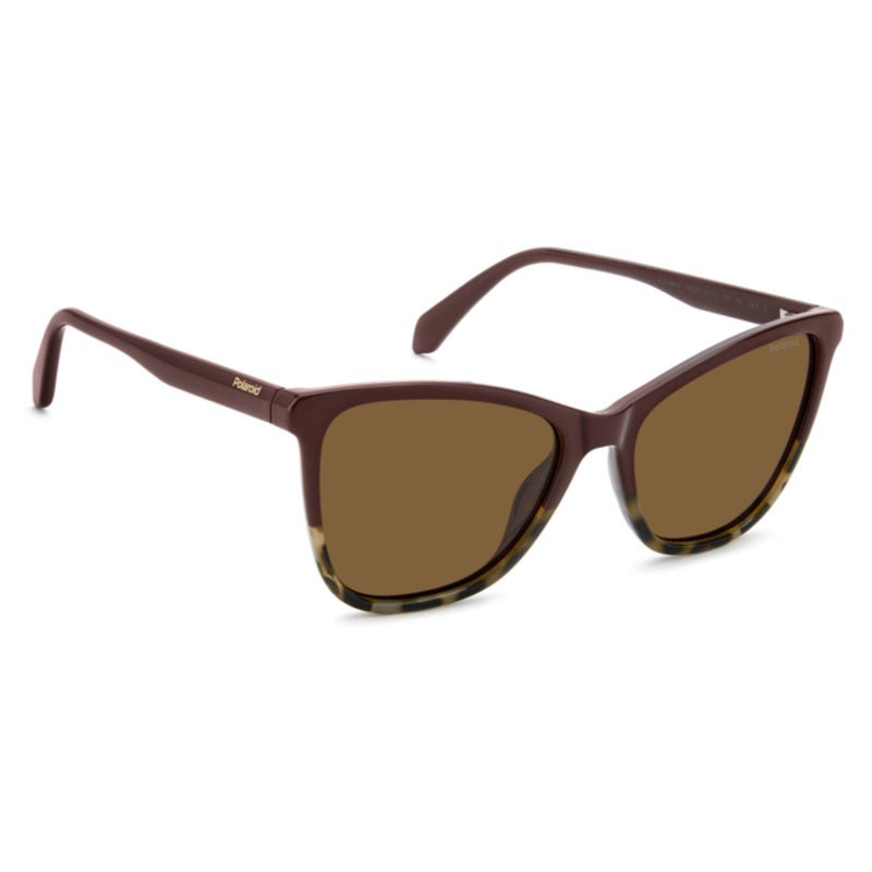 POLAROID - Occhiali da Sole Polaroid PLD 4194/S YDC Donna - Cat - Eye Bordeaux Avana Polarizzati - Occhiali da Sole