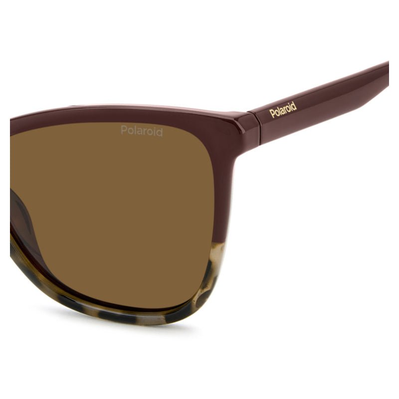 POLAROID - Occhiali da Sole Polaroid PLD 4194/S YDC Donna - Cat - Eye Bordeaux Avana Polarizzati - Occhiali da Sole