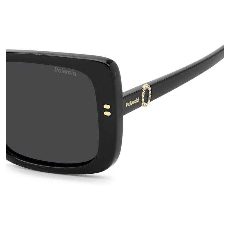 POLAROID - Occhiali da Sole Polaroid PLD 4199/S/X 807 Donna - Oversize Nero con Strass - Occhiali da Sole