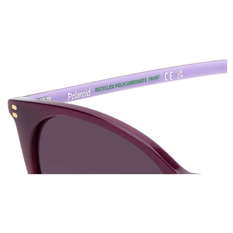 POLAROID - Occhiali da Sole Polaroid PLD 4208/S/X 0T7 Donna - Cat - Eye Viola Prugna Lilla Polarizzati - Occhiali da Sole