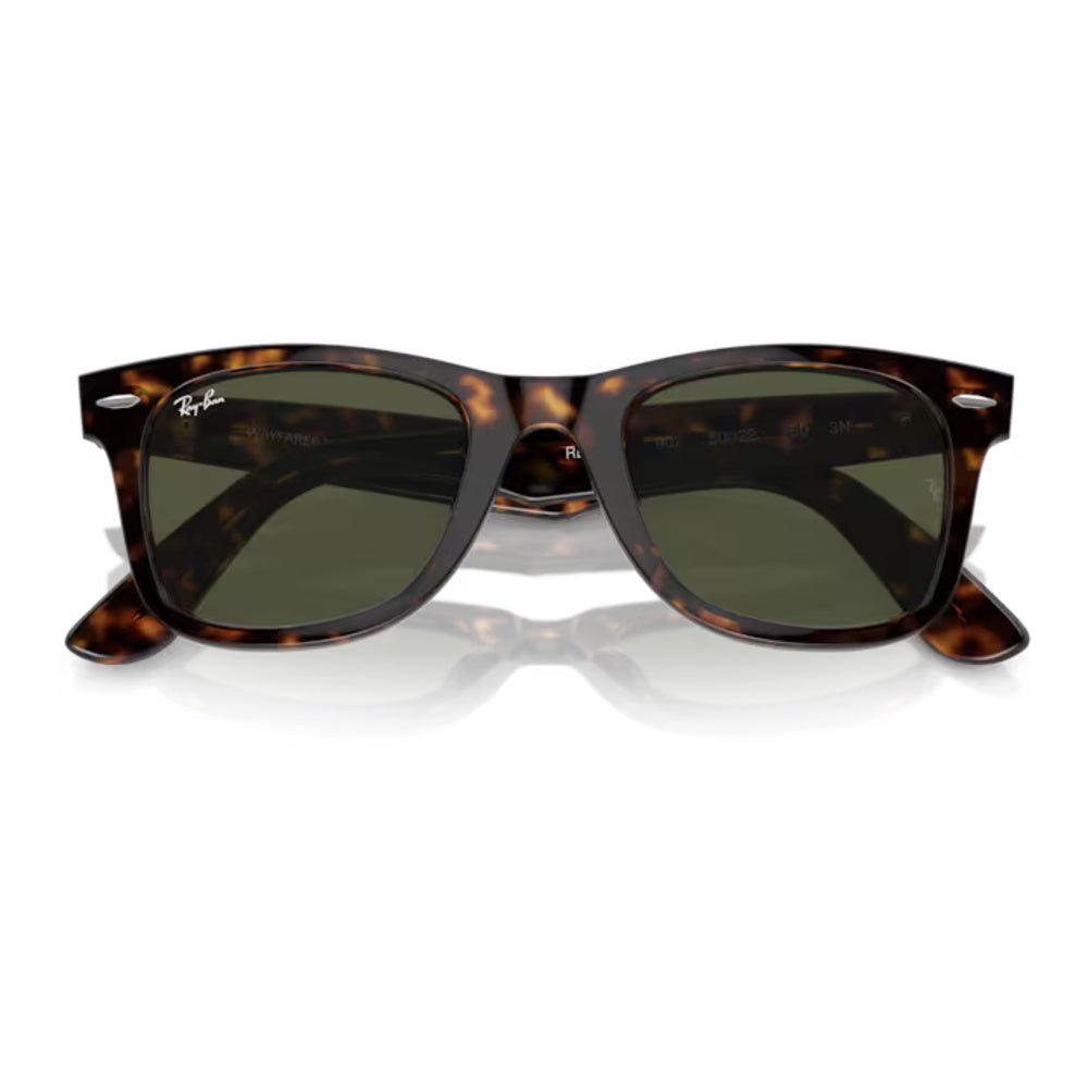 Ray-Ban - Ray-Ban RB2140 Original Wayfarer Classic 902 – Occhiali da Sole Tartarugati con Lenti Verdi -