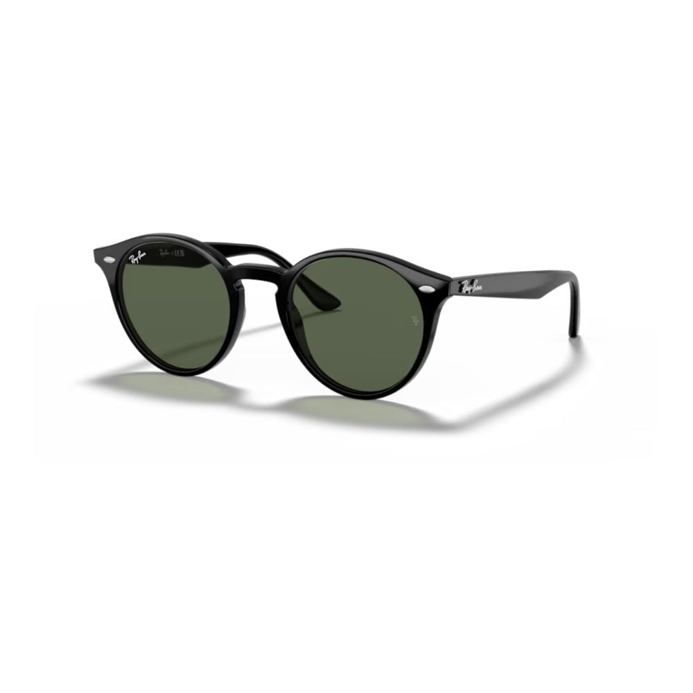Ray-Ban - Ray-Ban RB2180 601/71 – Occhiali da Sole Neri con Lenti Verde Scuro -