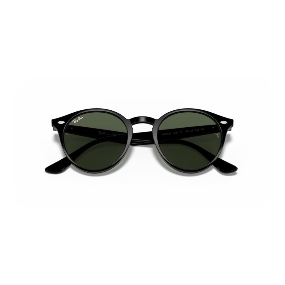 Ray-Ban - Ray-Ban RB2180 601/71 – Occhiali da Sole Neri con Lenti Verde Scuro -