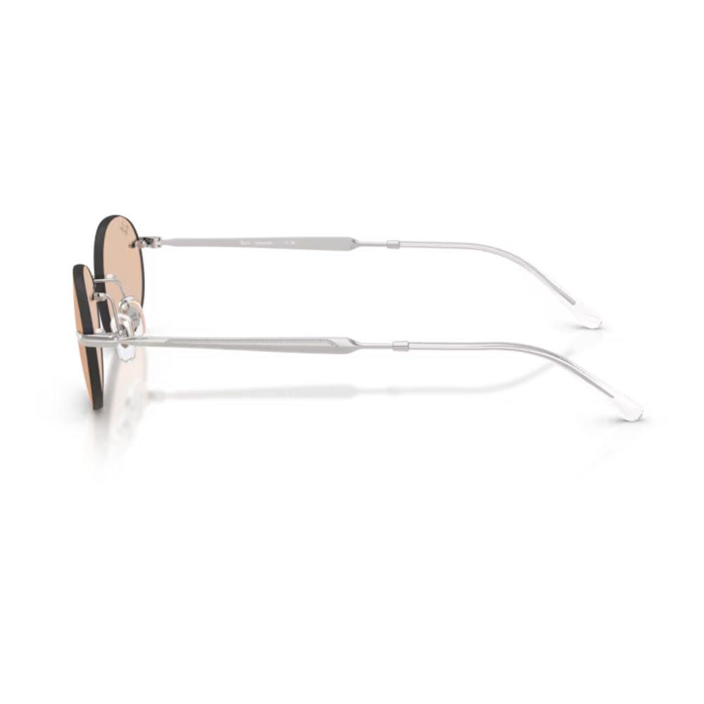 Ray-Ban - Ray-Ban RB3767 003/MG – Occhiali da Sole Argento con Lenti Ambra Transitions® -
