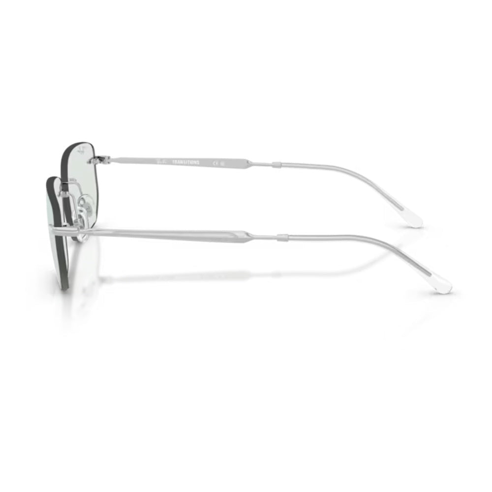 Ray-Ban - Ray-Ban RB3768 003/M1 – Occhiali da Sole Argento con Lenti Smeraldo Transitions® -
