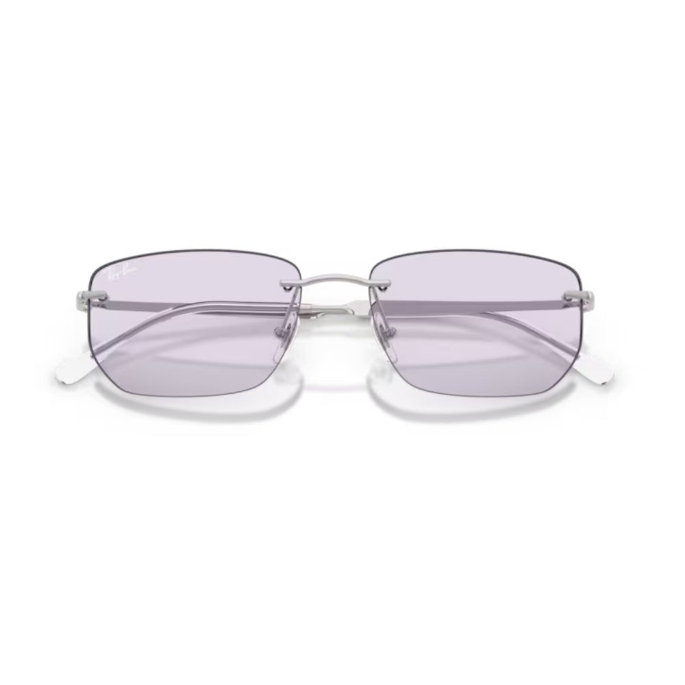 Ray-Ban - Ray-Ban RB3768 003/MH – Occhiali da Sole Argento con Lenti Ametista Transitions® -