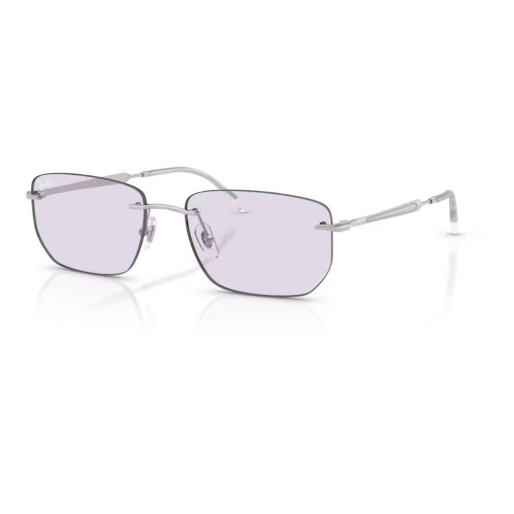 Ray-Ban - Ray-Ban RB3768 003/MH – Occhiali da Sole Argento con Lenti Ametista Transitions® -