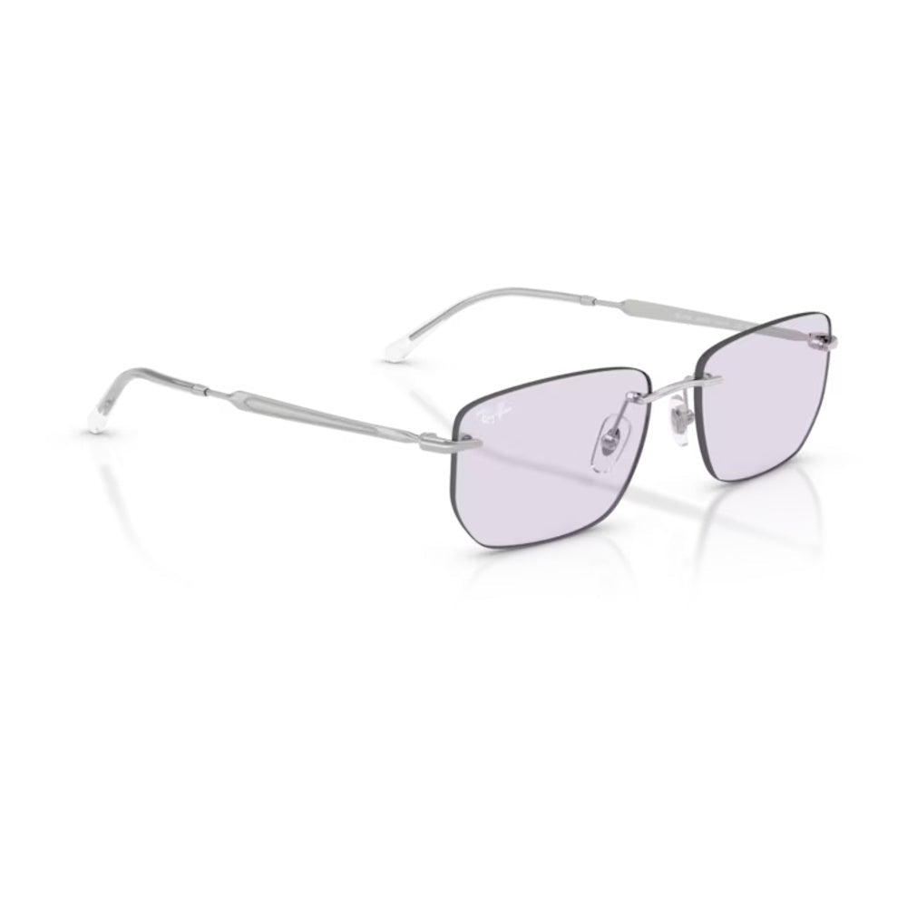 Ray-Ban - Ray-Ban RB3768 003/MH – Occhiali da Sole Argento con Lenti Ametista Transitions® -