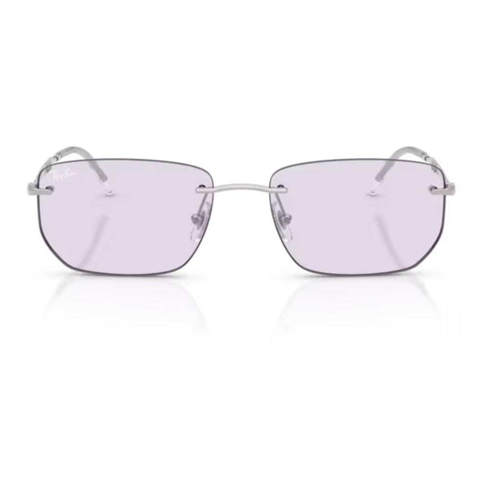 Ray-Ban - Ray-Ban RB3768 003/MH – Occhiali da Sole Argento con Lenti Ametista Transitions® -