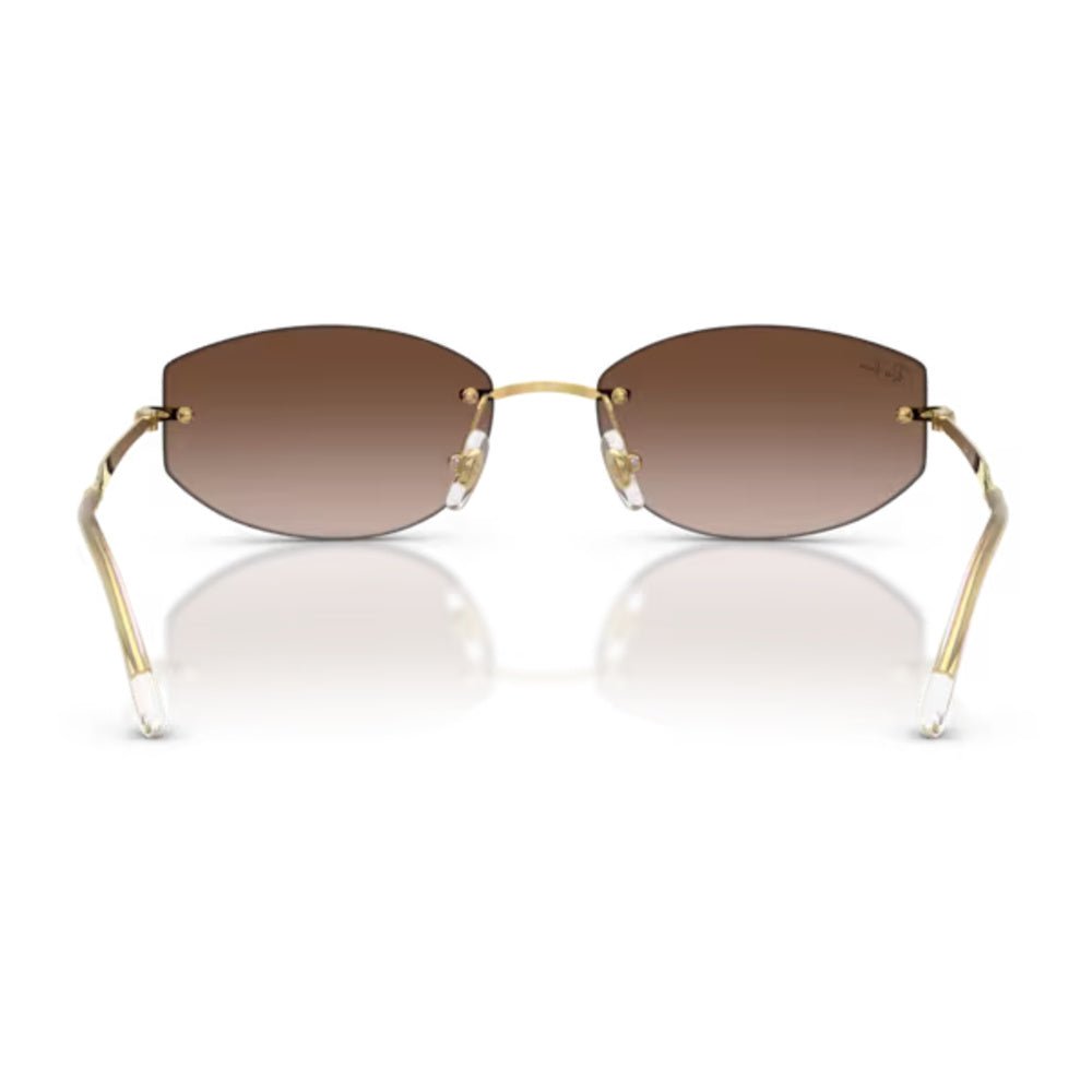 Ray-Ban - Ray-Ban RB3792 001/13 – Occhiali da Sole Oro con Lenti Marroni Sfumate -