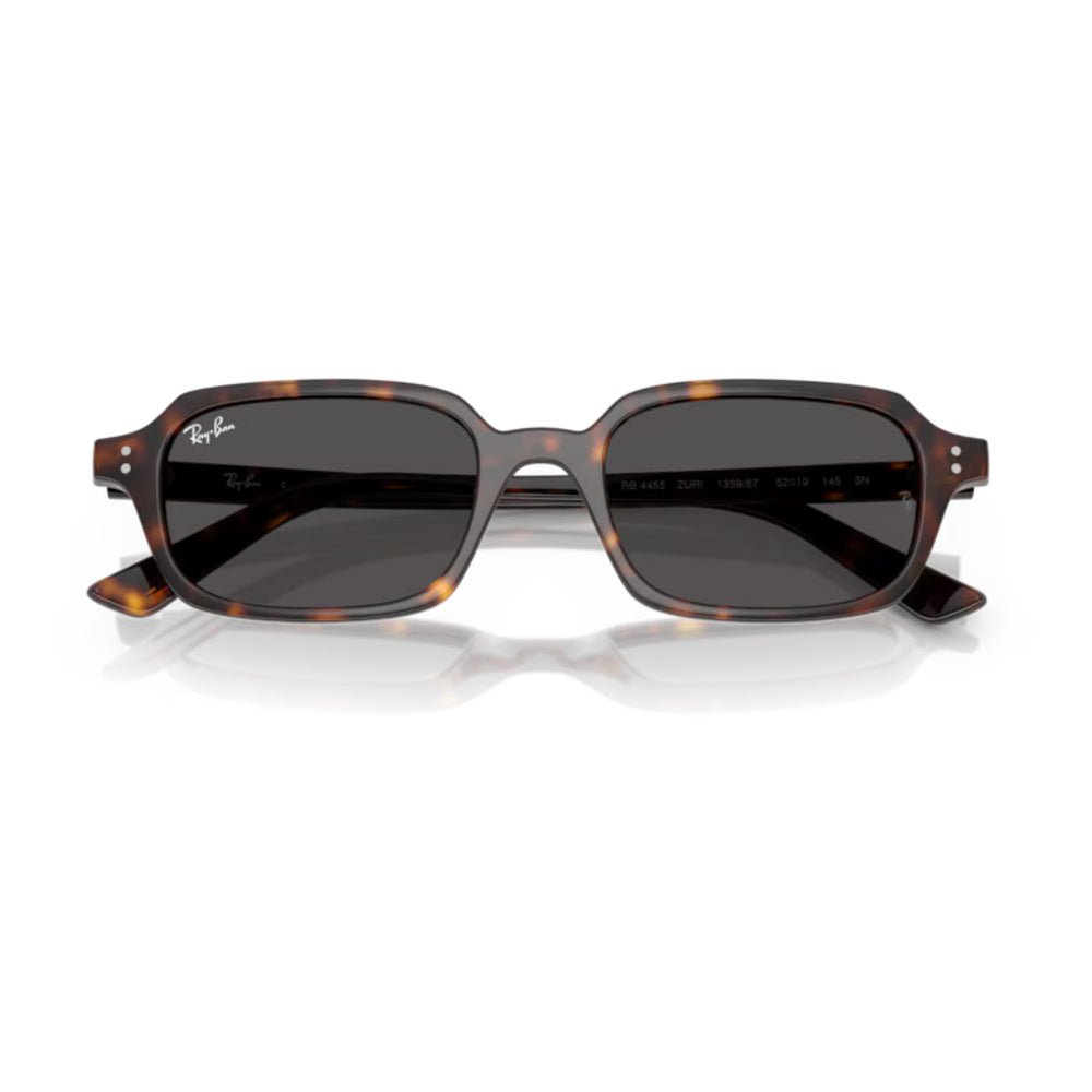 Ray-Ban - Ray-Ban RB4455 Zuri Bio-Based 135987 – Occhiali da Sole Havana e Lenti Grigio Scuro -