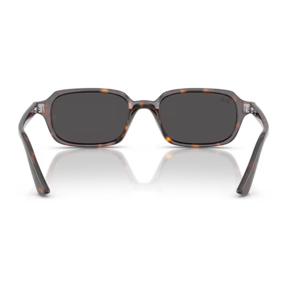 Ray-Ban - Ray-Ban RB4455 Zuri Bio-Based 135987 – Occhiali da Sole Havana e Lenti Grigio Scuro -