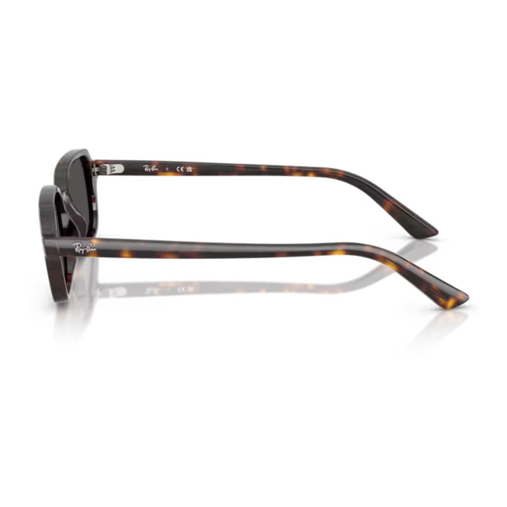 Ray-Ban - Ray-Ban RB4455 Zuri Bio-Based 135987 – Occhiali da Sole Havana e Lenti Grigio Scuro -