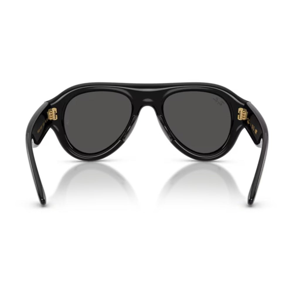 Ray-Ban - Ray-Ban RB4925 Aviator Puffer 601/87 – Occhiali da Sole Neri Unisex -
