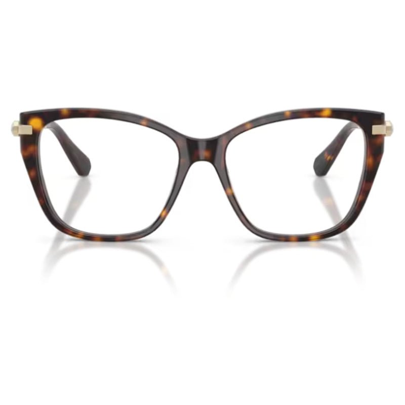 Swarovski - Swarovski SK2060 1002 – Occhiali da Vista Cat-Eye Havana Donna - occhiali da vista