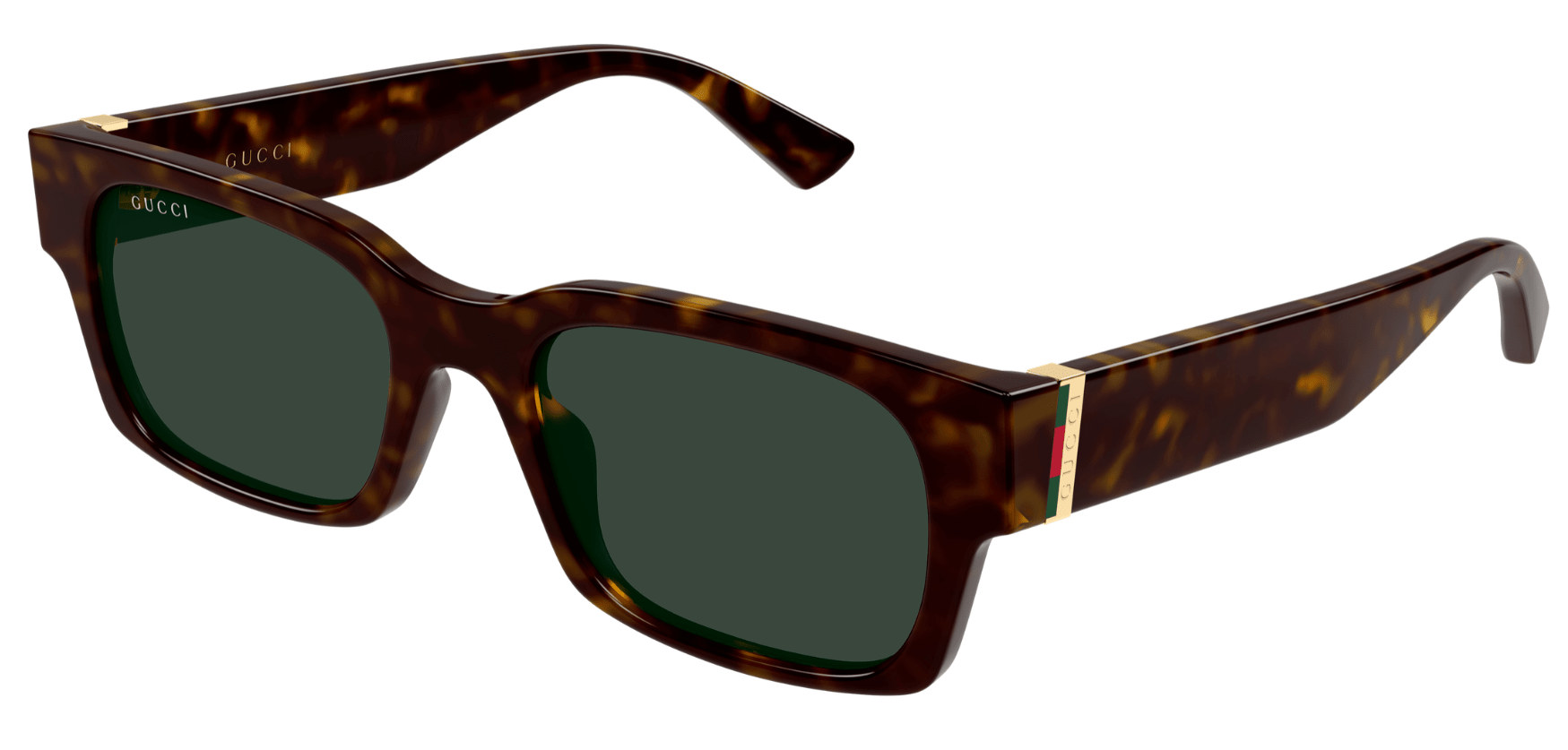 Gucci GG2084S occhiali da sole Havana con dettaglio Web iconico — Infinity Vision