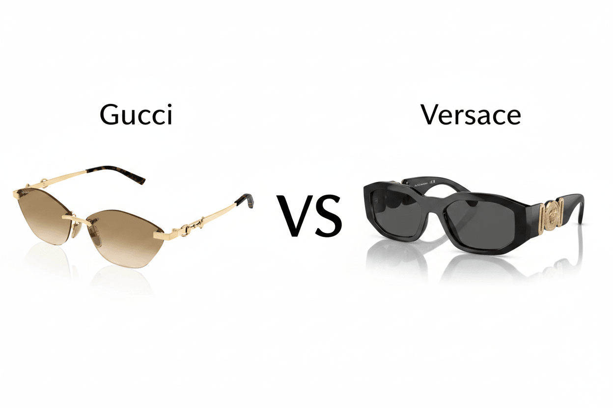 Occhiali Gucci vs Versace: quale scegliere? - VisionOttica Infinity