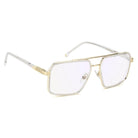 Carrera - Carrera 1146 REJ – Occhiali da Vista Uomo Navigator Doppio Ponte Oro Cristallo Trasparente - occhiali da vista