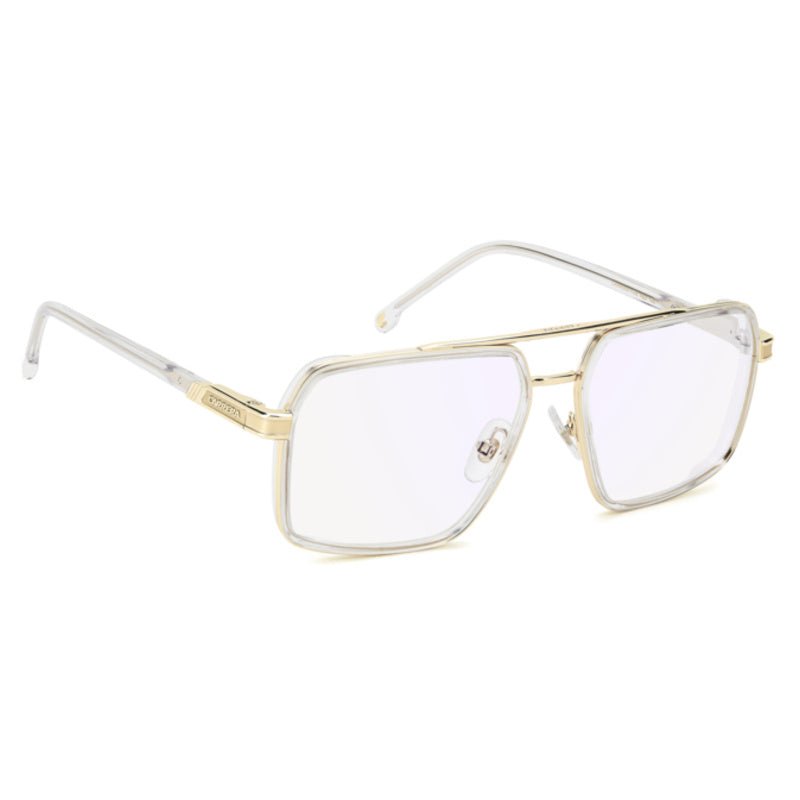 Carrera - Carrera 1146 REJ – Occhiali da Vista Uomo Navigator Doppio Ponte Oro Cristallo Trasparente - occhiali da vista