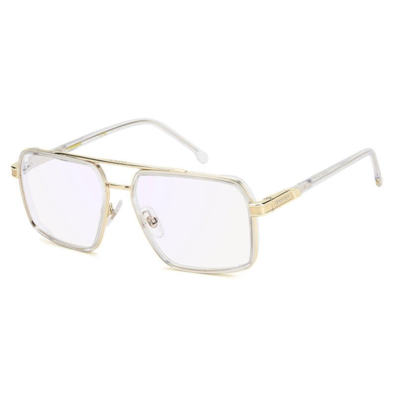Carrera - Carrera 1146 REJ – Occhiali da Vista Uomo Navigator Doppio Ponte Oro Cristallo Trasparente - occhiali da vista