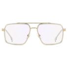 Carrera - Carrera 1146 REJ – Occhiali da Vista Uomo Navigator Doppio Ponte Oro Cristallo Trasparente - occhiali da vista