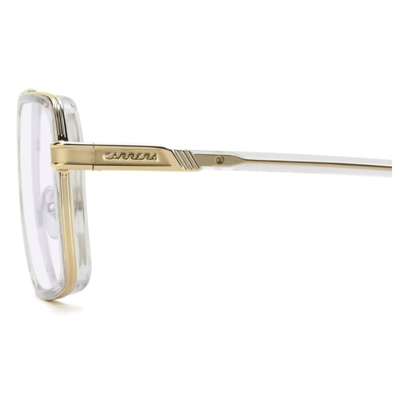 Carrera - Carrera 1146 REJ – Occhiali da Vista Uomo Navigator Doppio Ponte Oro Cristallo Trasparente - occhiali da vista
