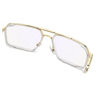 Carrera - Carrera 1146 REJ – Occhiali da Vista Uomo Navigator Doppio Ponte Oro Cristallo Trasparente - occhiali da vista