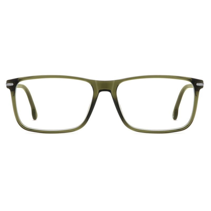 Carrera - Carrera 382 TBO – Occhiali da Vista Uomo Rettangolari Verde Oliva Trasparente Dettagli Argento - occhiali da vista