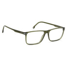 Carrera - Carrera 382 TBO – Occhiali da Vista Uomo Rettangolari Verde Oliva Trasparente Dettagli Argento - occhiali da vista