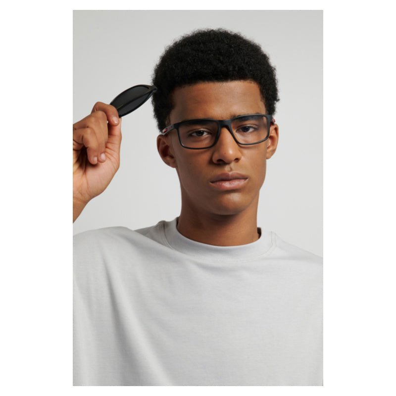 Carrera - Carrera CA 8933/C 807 – Occhiali da Sole Uomo Sportivi Polarizzati Nero Total Black - occhiali da vista