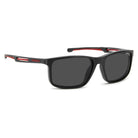 Carrera - Carrera CA 8933/C BLX – Occhiali da Vista Uomo Sportivi Nero Rosso con Clip - On Solare Magnetico - occhiali da vista