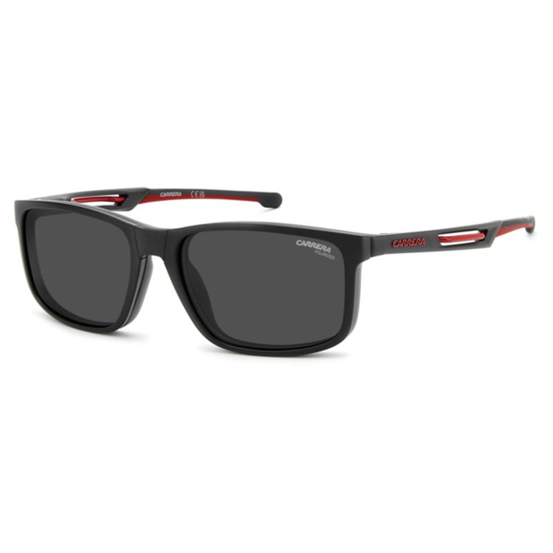 Carrera - Carrera CA 8933/C BLX – Occhiali da Vista Uomo Sportivi Nero Rosso con Clip - On Solare Magnetico - occhiali da vista