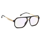 Carrera - Carrera Victory C 23 2M2 – Occhiali da Vista Uomo Navigator Oversize Nero Oro Dettagli Rossi - occhiali da vista