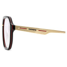 Carrera - Carrera Victory C 23 2M2 – Occhiali da Vista Uomo Navigator Oversize Nero Oro Dettagli Rossi - occhiali da vista