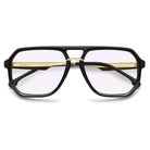 Carrera - Carrera Victory C 23 2M2 – Occhiali da Vista Uomo Navigator Oversize Nero Oro Dettagli Rossi - occhiali da vista