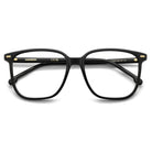 Carrera Opt Woman - Carrera 3090 807 – Occhiali da Vista Unisex Squadrati Nero Lucido Dettagli Oro - occhiali da vista