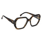Carrera Opt Woman - Carrera 3097 EX4 – Occhiali da Vista Donna Esagonali Oversize Tartarugato Marrone - occhiali da vista