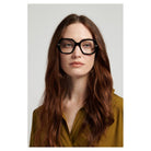 Carrera Opt Woman - Carrera 3097 EX4 – Occhiali da Vista Donna Esagonali Oversize Tartarugato Marrone - occhiali da vista