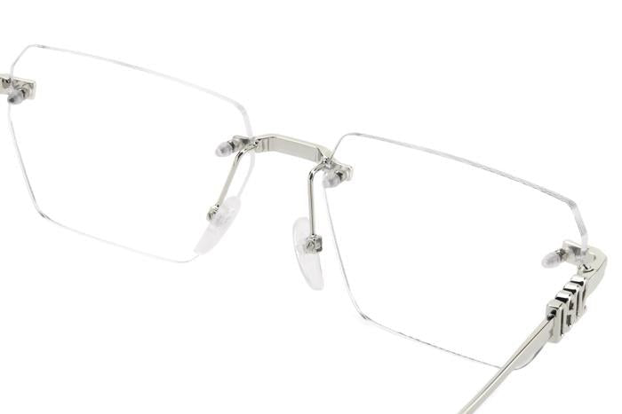 DSQUARED2 - Dsquared2 D2 0102 010/16 – Montatura per occhiali in Palladio Stile Geometrico Minimal - occhiali da vista