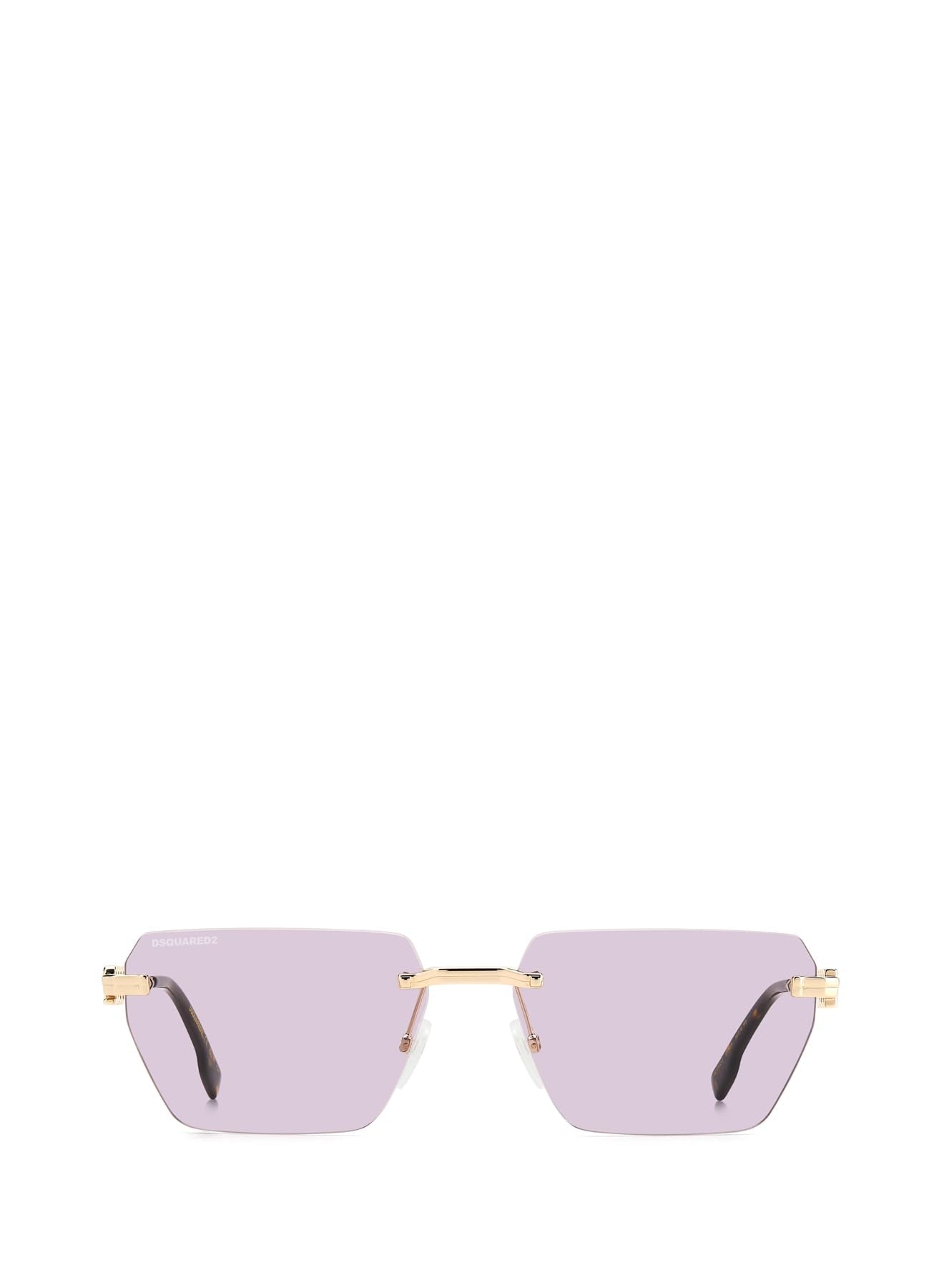 DSQUARED2 - Dsquared2 D2 0102/S Occhiali, EYR/UR Gold Pink, 58 Uomo - Occhiali da sole