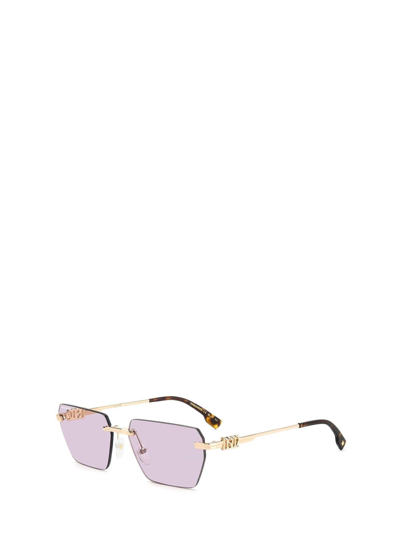 DSQUARED2 - Dsquared2 D2 0102/S Occhiali, EYR/UR Gold Pink, 58 Uomo - Occhiali da sole