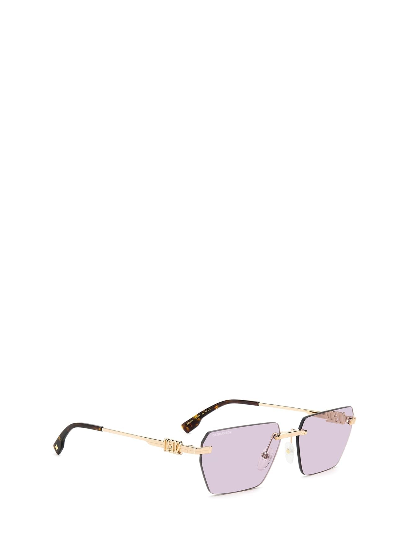 DSQUARED2 - Dsquared2 D2 0102/S Occhiali, EYR/UR Gold Pink, 58 Uomo - Occhiali da sole